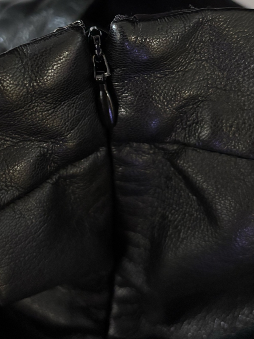 Sunday Best Black Faux Leather Pleated Skater Skirt - Picture 10 of 10